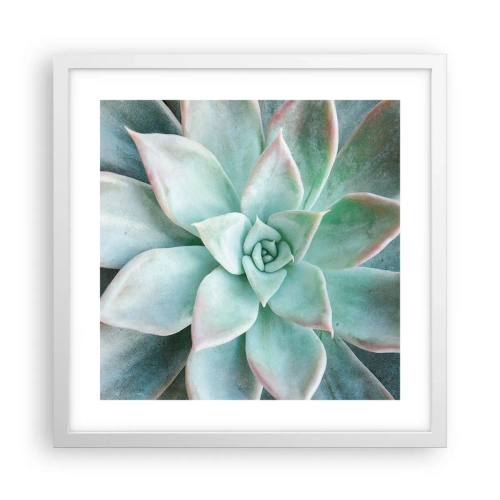 Poster in white frmae - Heart of a Desert - 40x40 cm