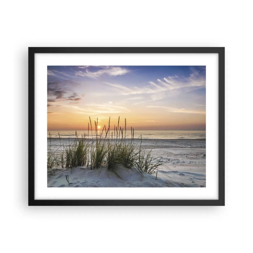 Poster in black frame - Look, Think, Feel - 50x40 cm