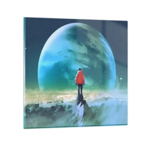 Glass picture - Discoverer of a New Land - 40x40 cm