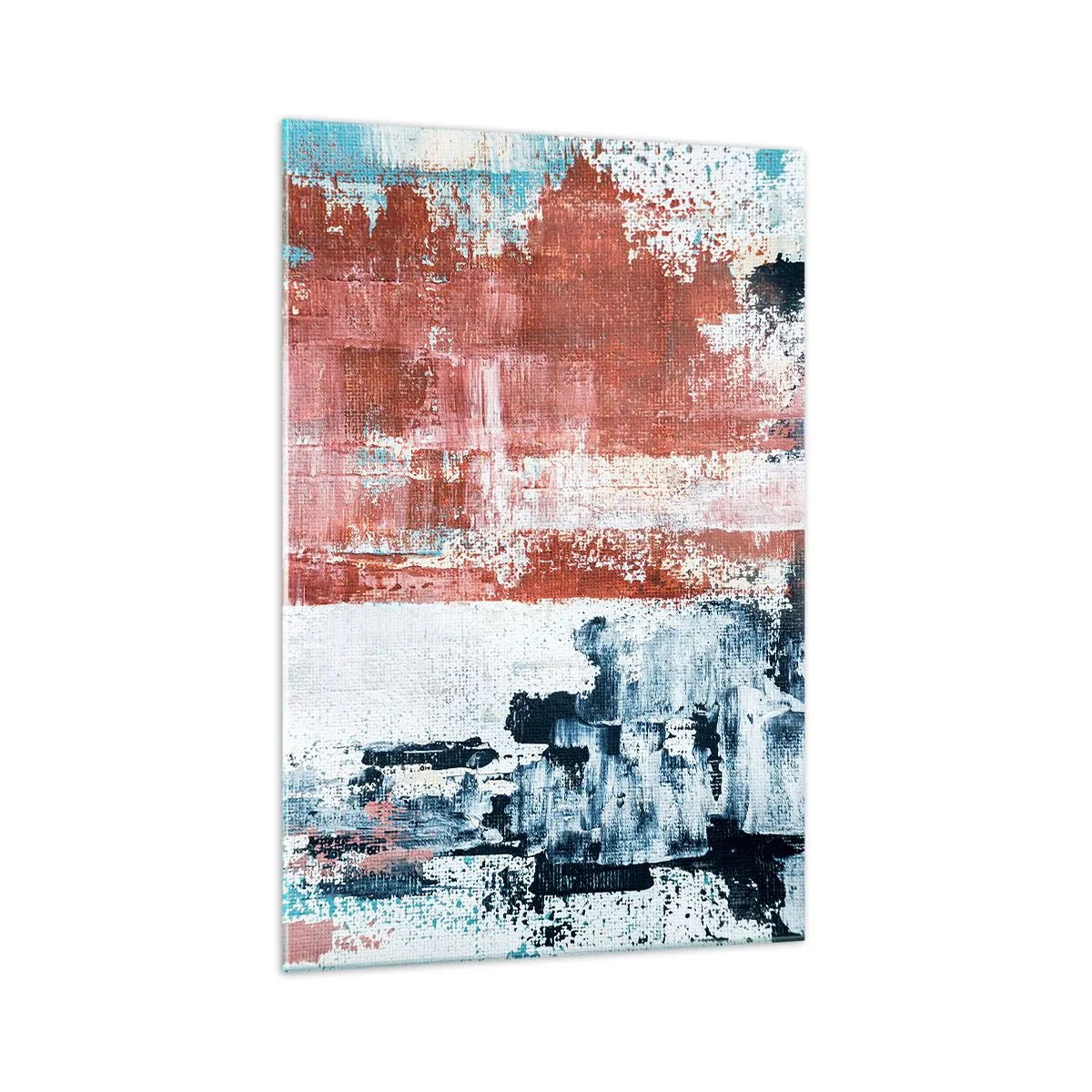 Glass picture - Abstract Fifty Fifty - 70x100 cm