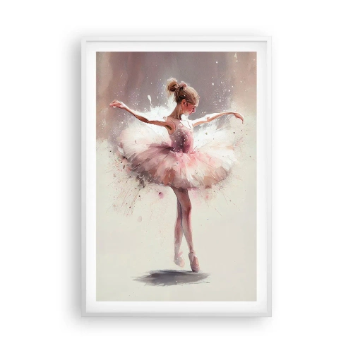Poster in white frmae - Like a Young Bird - 61x91 cm
