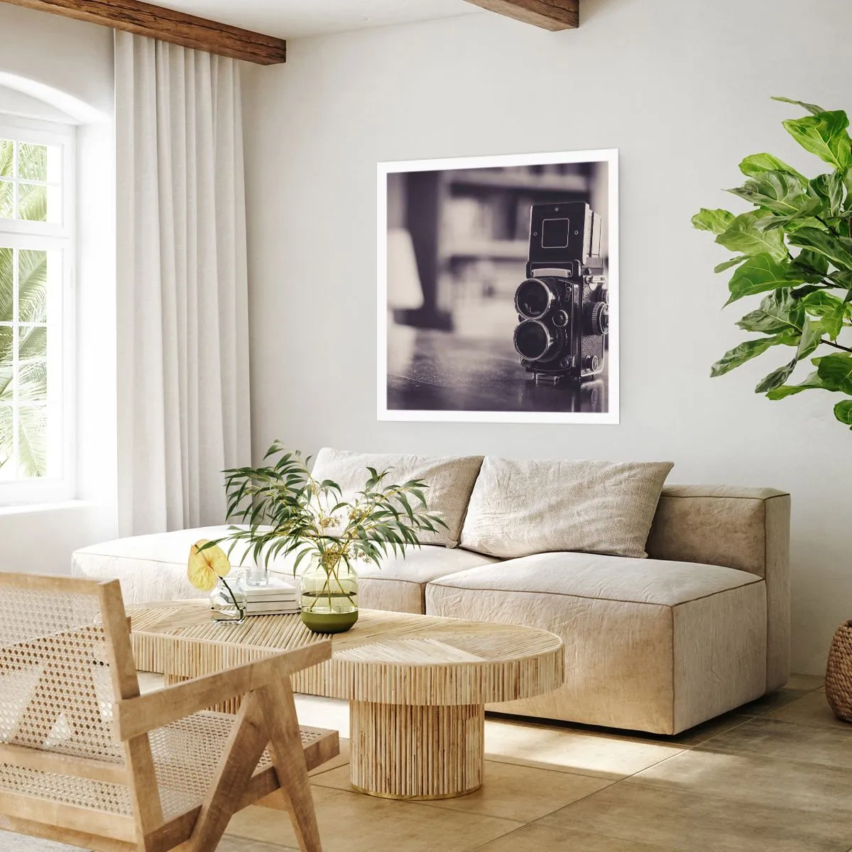 Poster - Magic of the Old Photograph - 60x60 cm