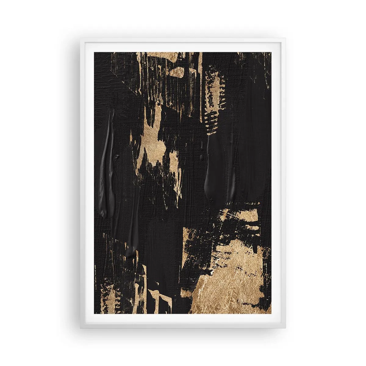 Poster in white frmae - Touch Mark - 70x100 cm