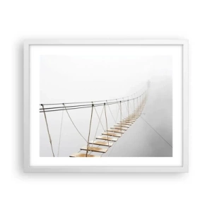 Poster in white frmae - Where Did He Take You? - 50x40 cm