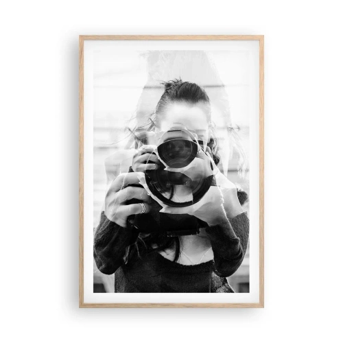 Poster in light oak frame - Creator and the Creation - 61x91 cm