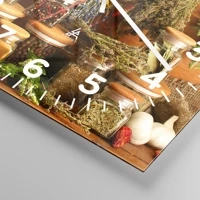 Clock face with numbers