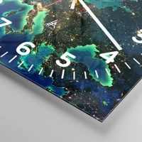 Clock face with numbers