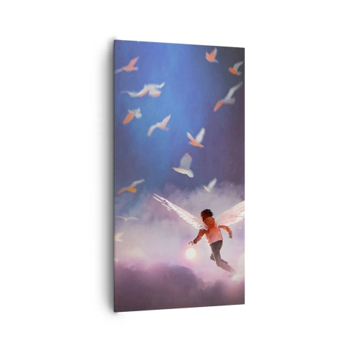 Canvas picture - You Need to Have Imagination and Courage - 65x120 cm