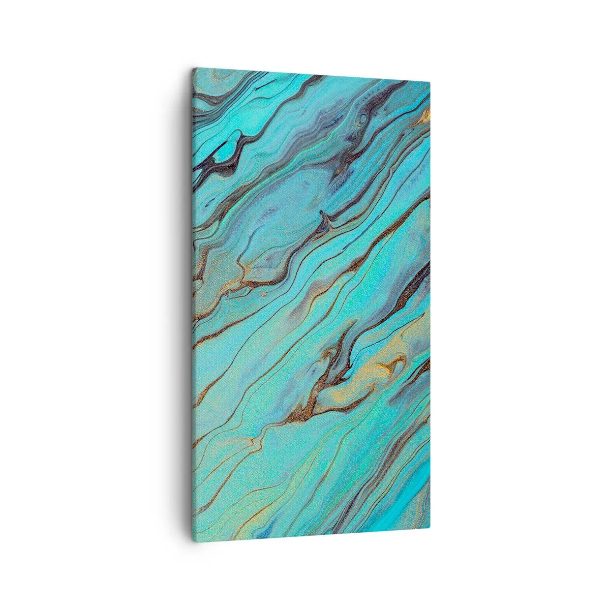 Canvas picture - Turquoise Tide - 45x80 cm