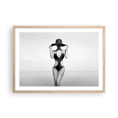 Poster in light oak frame - My Name Is: Elegance - 70x50 cm