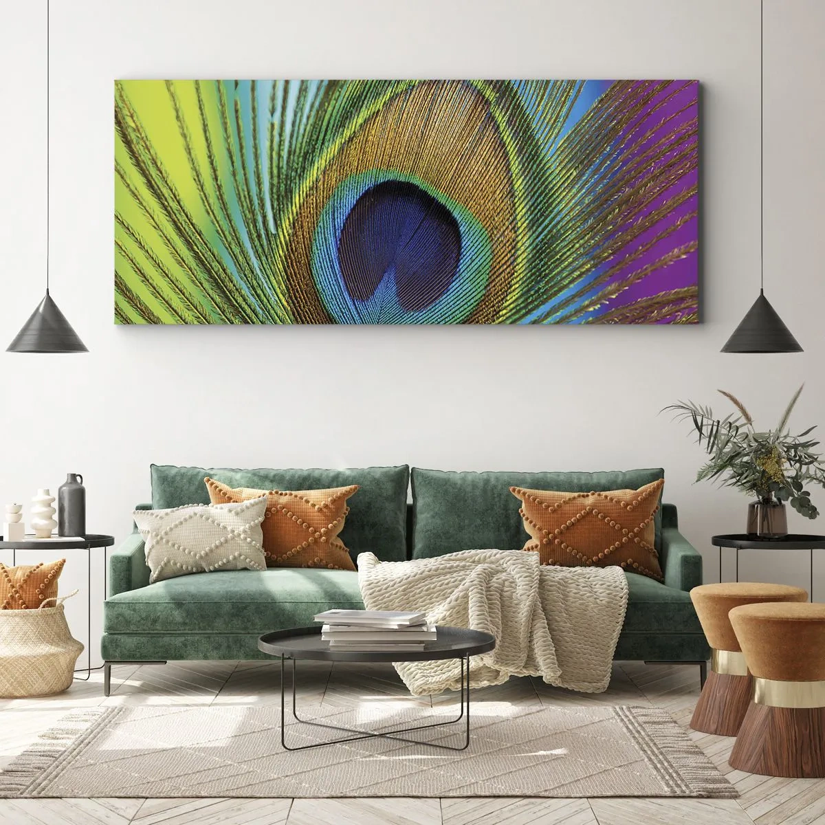 Canvas picture - Eye to Eye - 160x50 cm