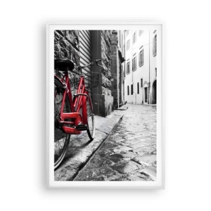 Poster in white frmae - Real Beauty Does Not Age - 70x100 cm