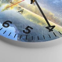 Clock face with numbers