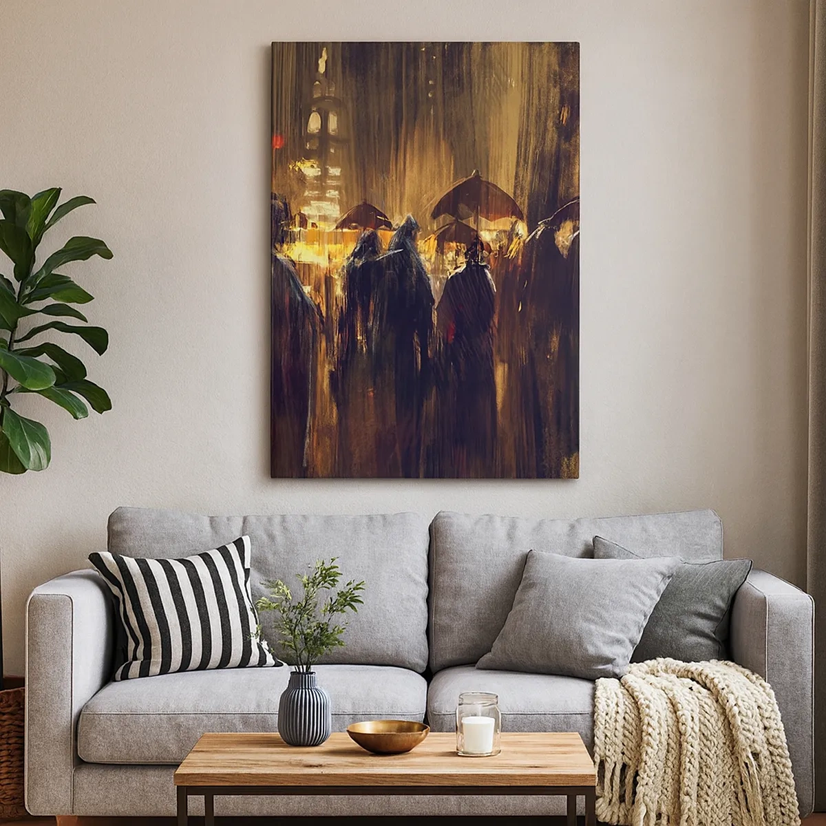Canvas picture - Followers of the Rain - 50x70 cm