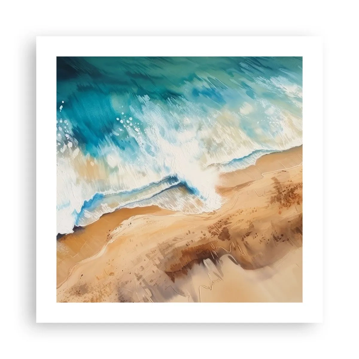 Poster - Returning Wave - 50x50 cm