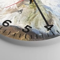 Clock face with numbers