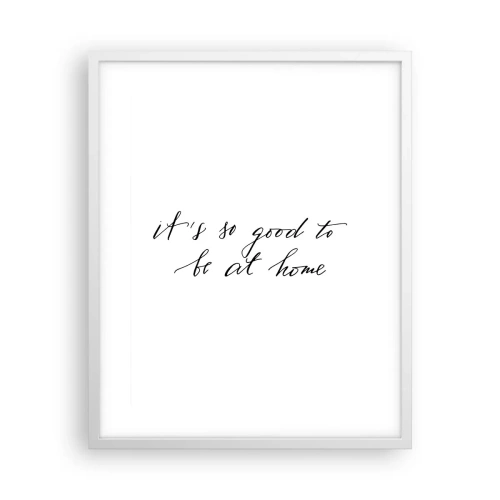 Poster in white frmae - Whole Truth - 40x50 cm