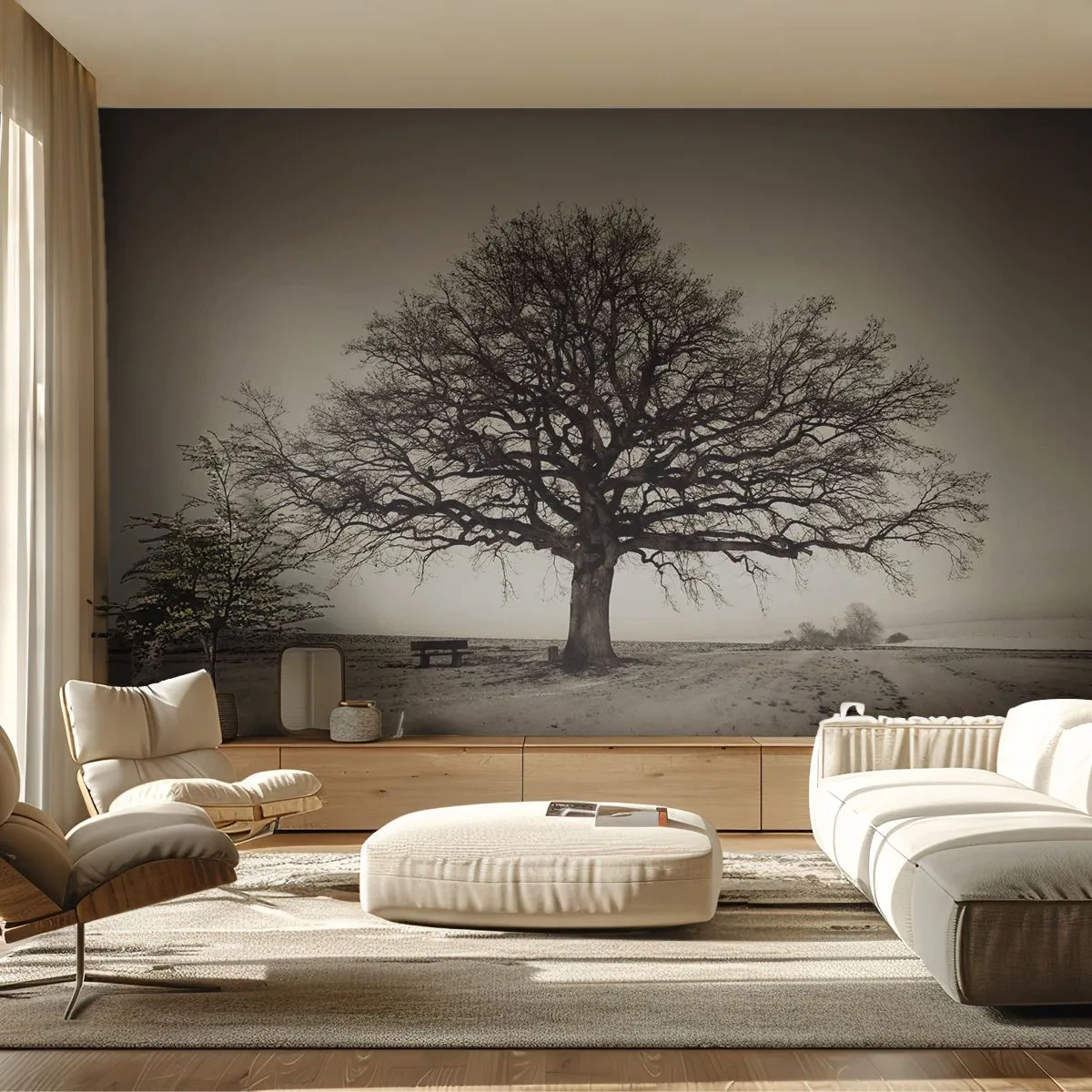 Self-Adhesive Photo Wallpaper Deluxe Sticker - From Here to Eternity - Landscape, Tree, Nature - 250x175 cm