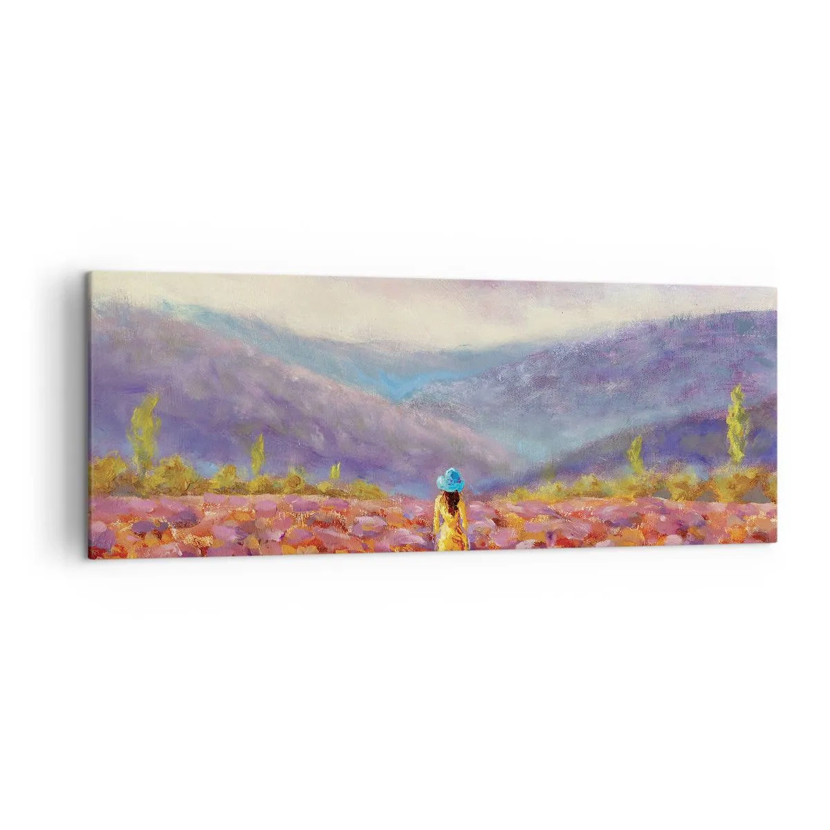 Canvas picture - In Lavendar World - 140x50 cm
