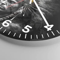 Clock face with numbers