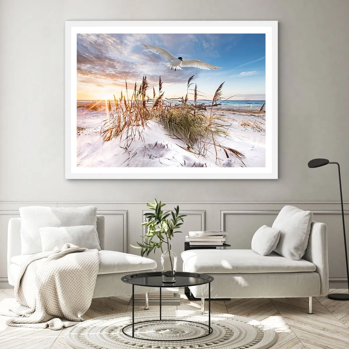 Poster in white frmae - Wind from the Sea - 91x61 cm