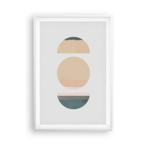 Poster in white frmae - Wheel after a Wheel - 61x91 cm