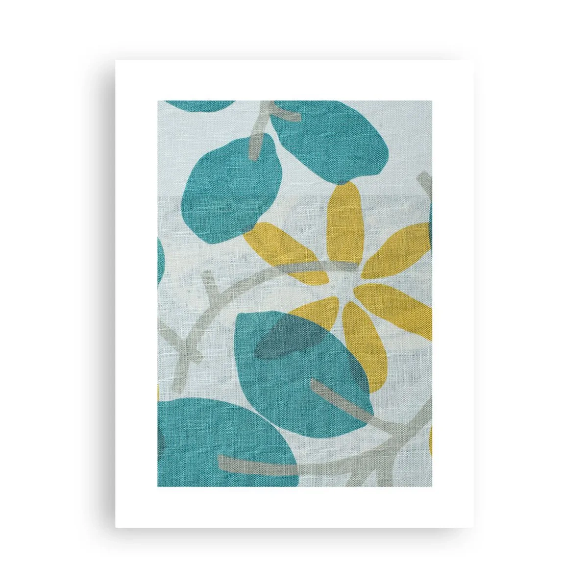 Poster - Among Azure Leaves - 30x40 cm