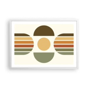 Poster in white frmae - In the Colours of Soli - 70x50 cm