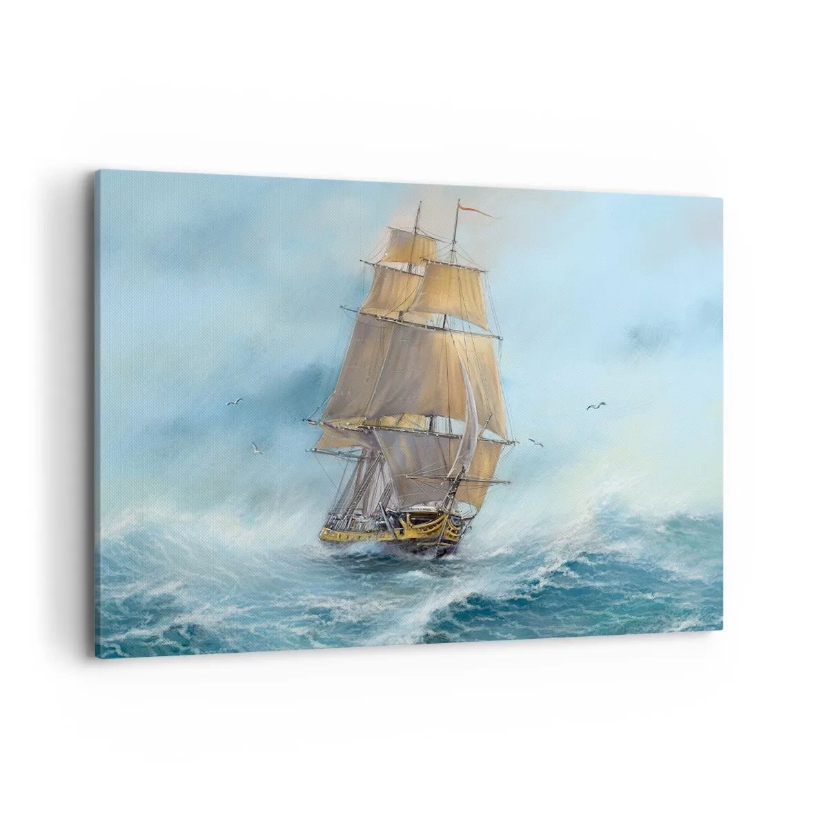 Canvas picture - Gliding on the Waves - 120x80 cm