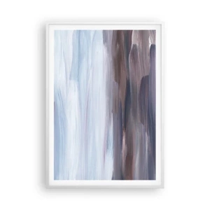 Poster in white frmae - Elements: Water - 70x100 cm