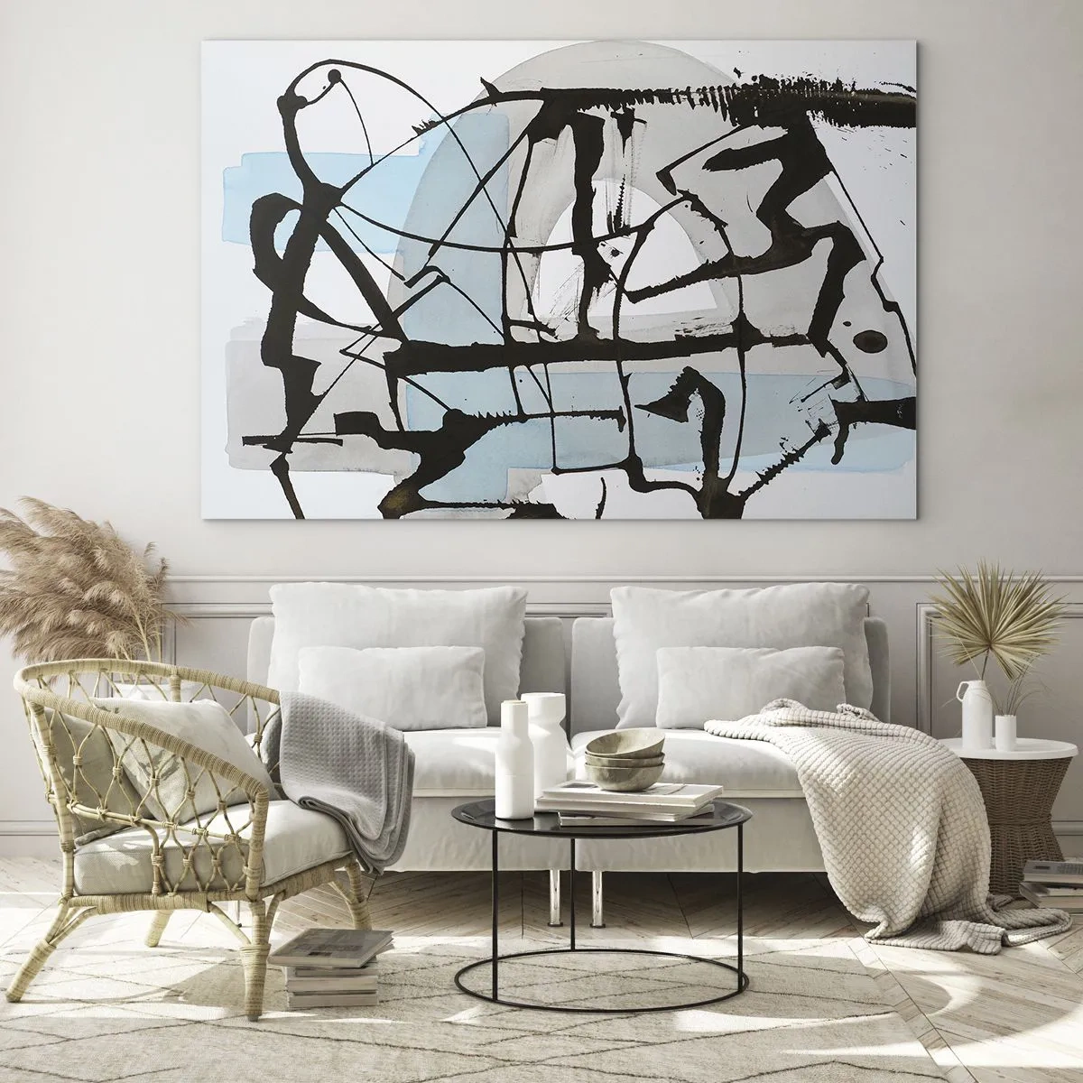 Glass picture - After All Blue - 100x70 cm