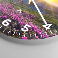 Clock face with numbers