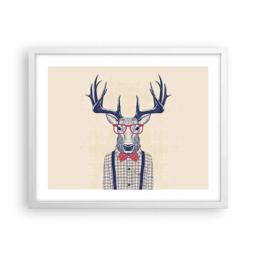 Poster in white frmae - Fun Extravagance - 50x40 cm