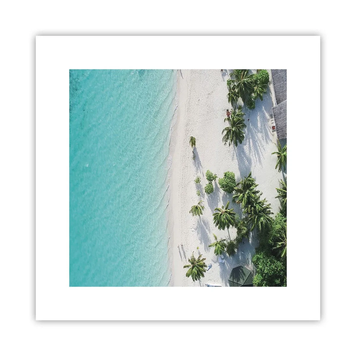 Poster - Holidays in Paradise - 30x30 cm