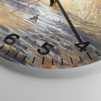Clock face with numbers