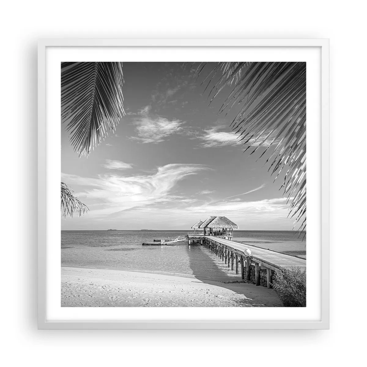 Poster in white frmae - Memory or a Dream? - 60x60 cm