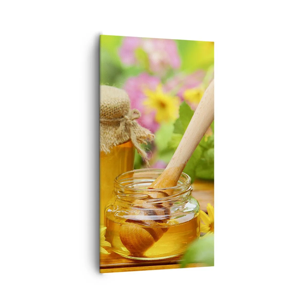 Canvas picture - Sweet and Flowery - 65x120 cm