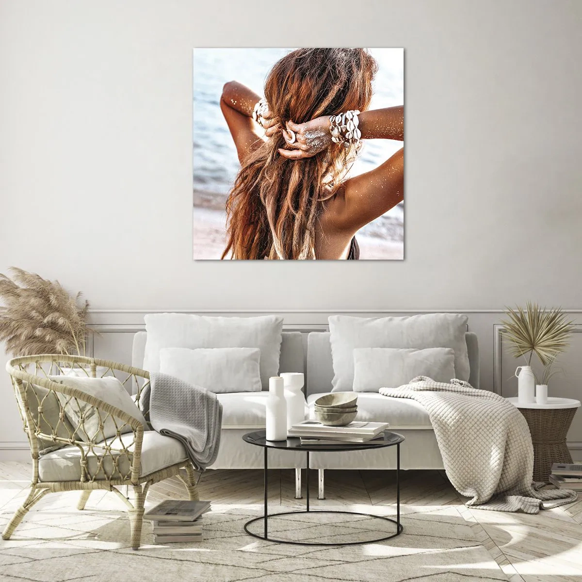 Glass picture - Sister of Water and Sun - 60x60 cm