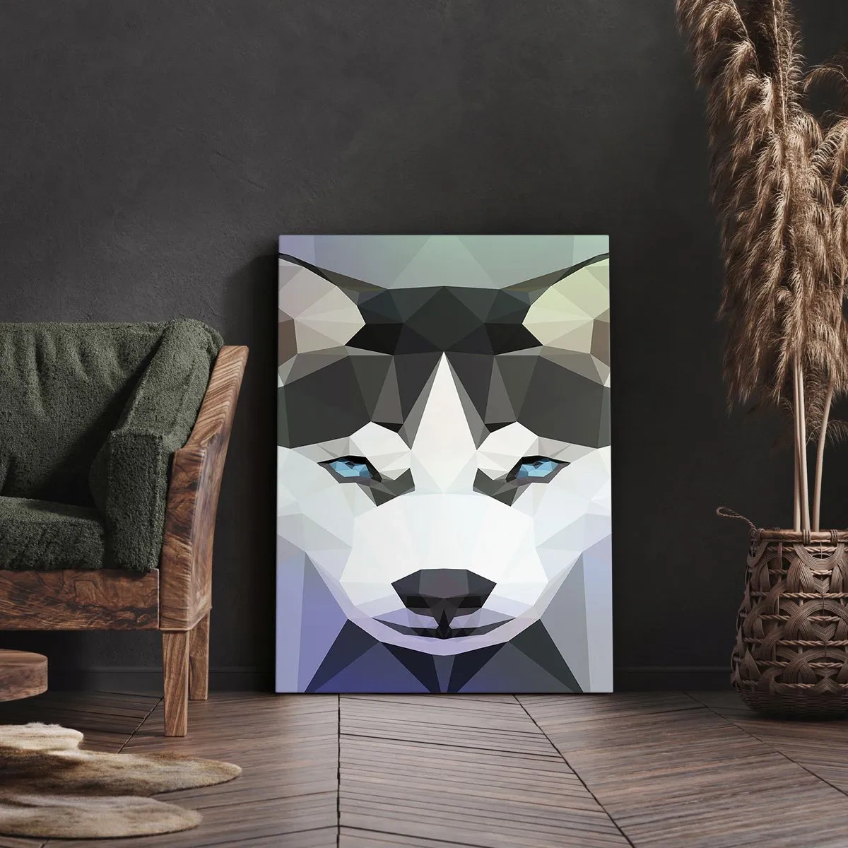 Canvas picture - Memory of Northern Snow - 80x120 cm