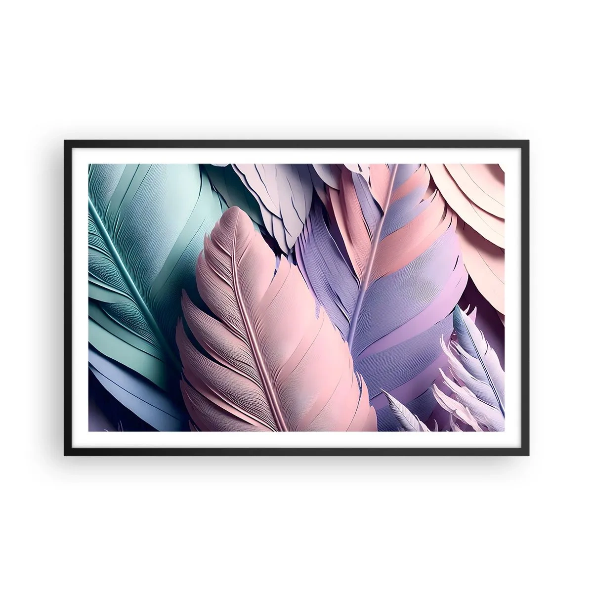Poster in black frame - Birdie Chic - 91x61 cm