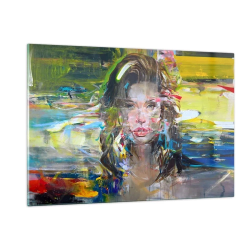 Glass picture - Behind a Curtain of Air - 120x80 cm