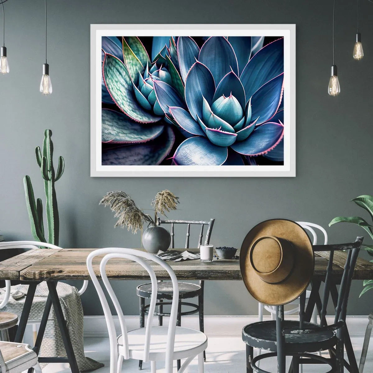 Poster in white frmae - Vital Strength - 70x50 cm