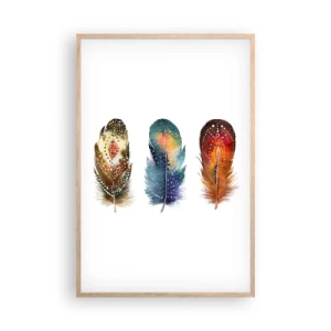 Poster in light oak frame - Rituals, Customs, Secrets - 61x91 cm