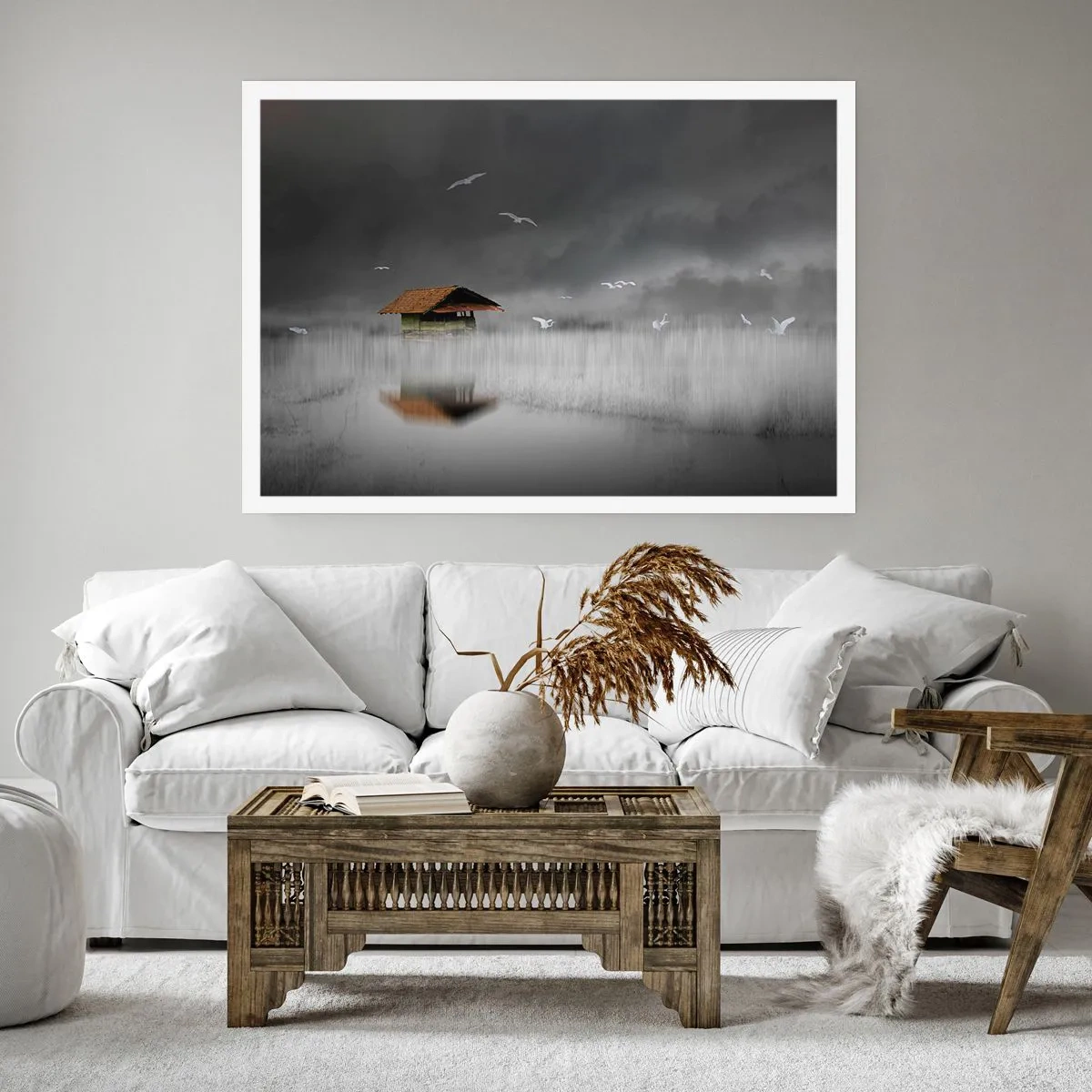 Poster - Shelter from the Rain - 70x50 cm