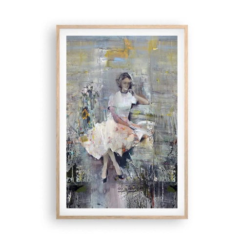 Poster in light oak frame - Classical and Modern - 61x91 cm