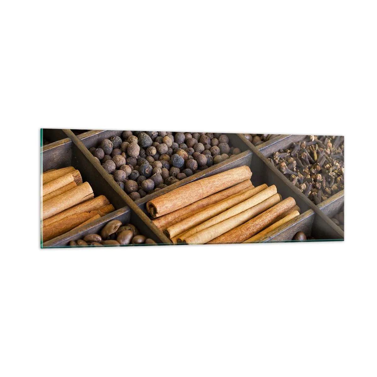 Glass picture - Treasury of Aromas - 90x30 cm