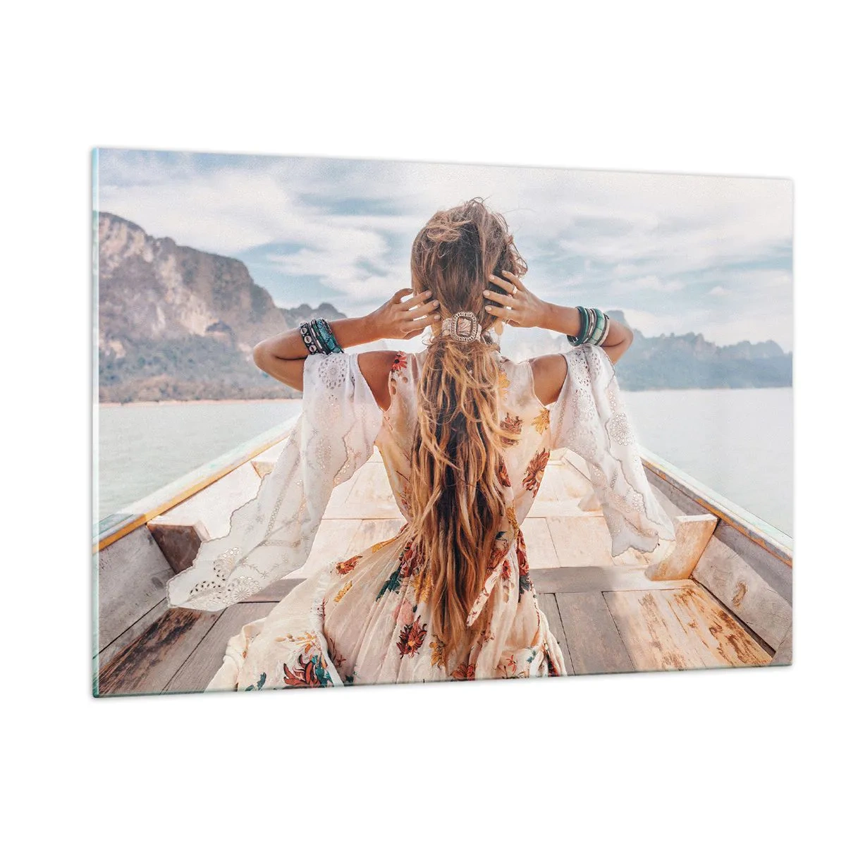 Glass picture - On the Way to Happiness - 120x80 cm