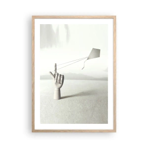 Poster in light oak frame - Test of Strengths - 50x70 cm