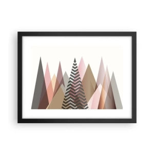 Poster in black frame - View of the Piramide - 40x30 cm