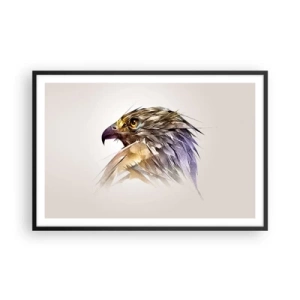 Poster in black frame - Portrait of a Warrior - 91x61 cm